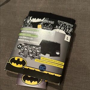 Batman Mens Boxer Briefs 2 pack L NWT